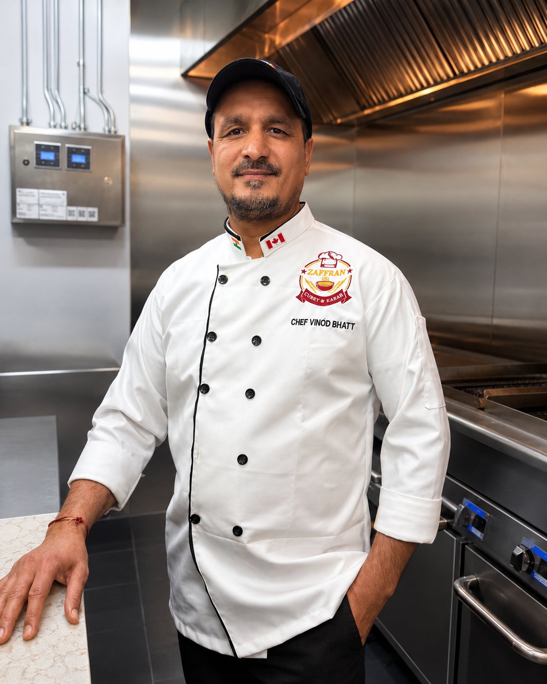 Chef Vinod of Zaffran Curry and Kabab