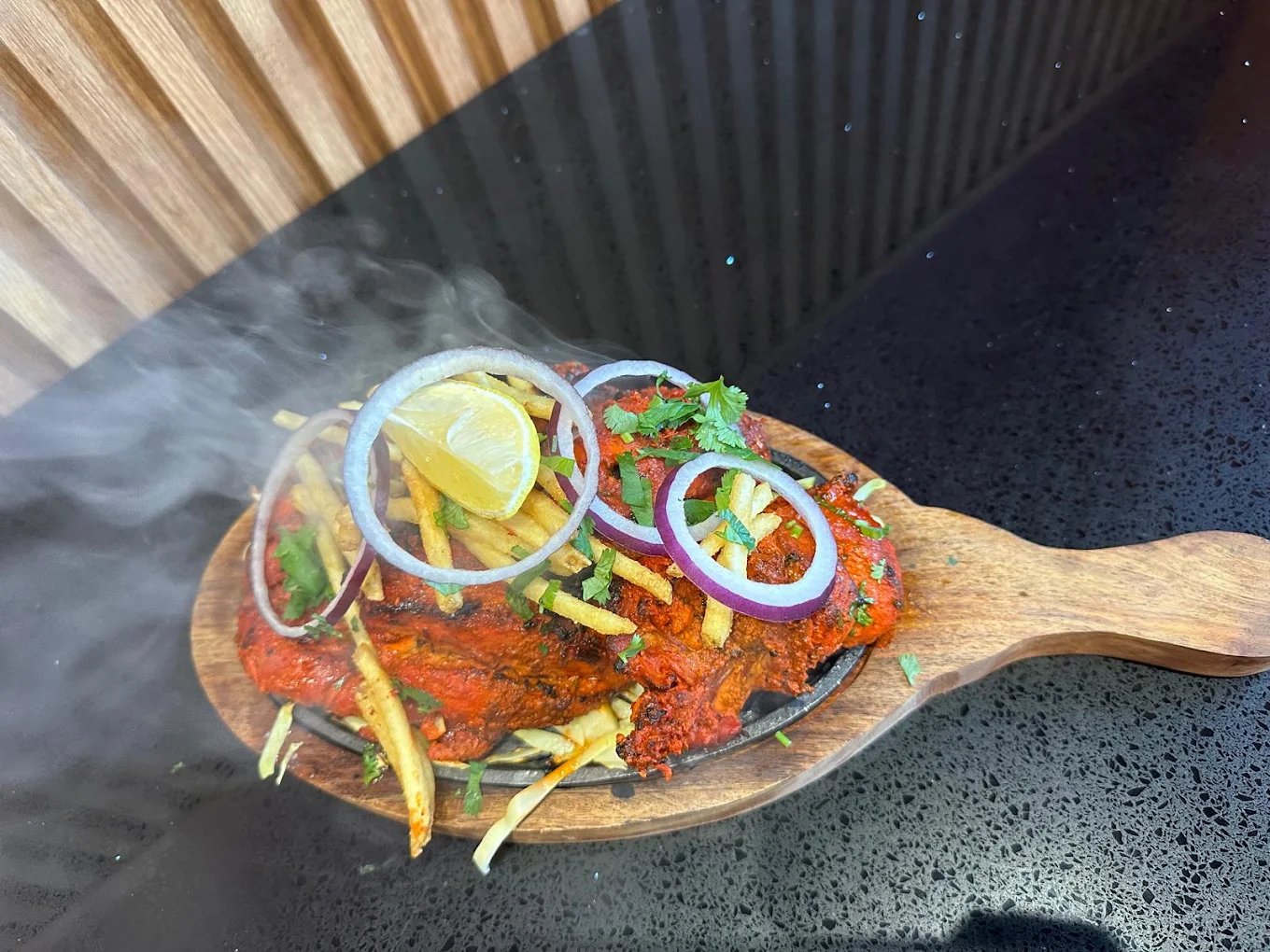 Sizzling tandoori platter at Mehman Calgary