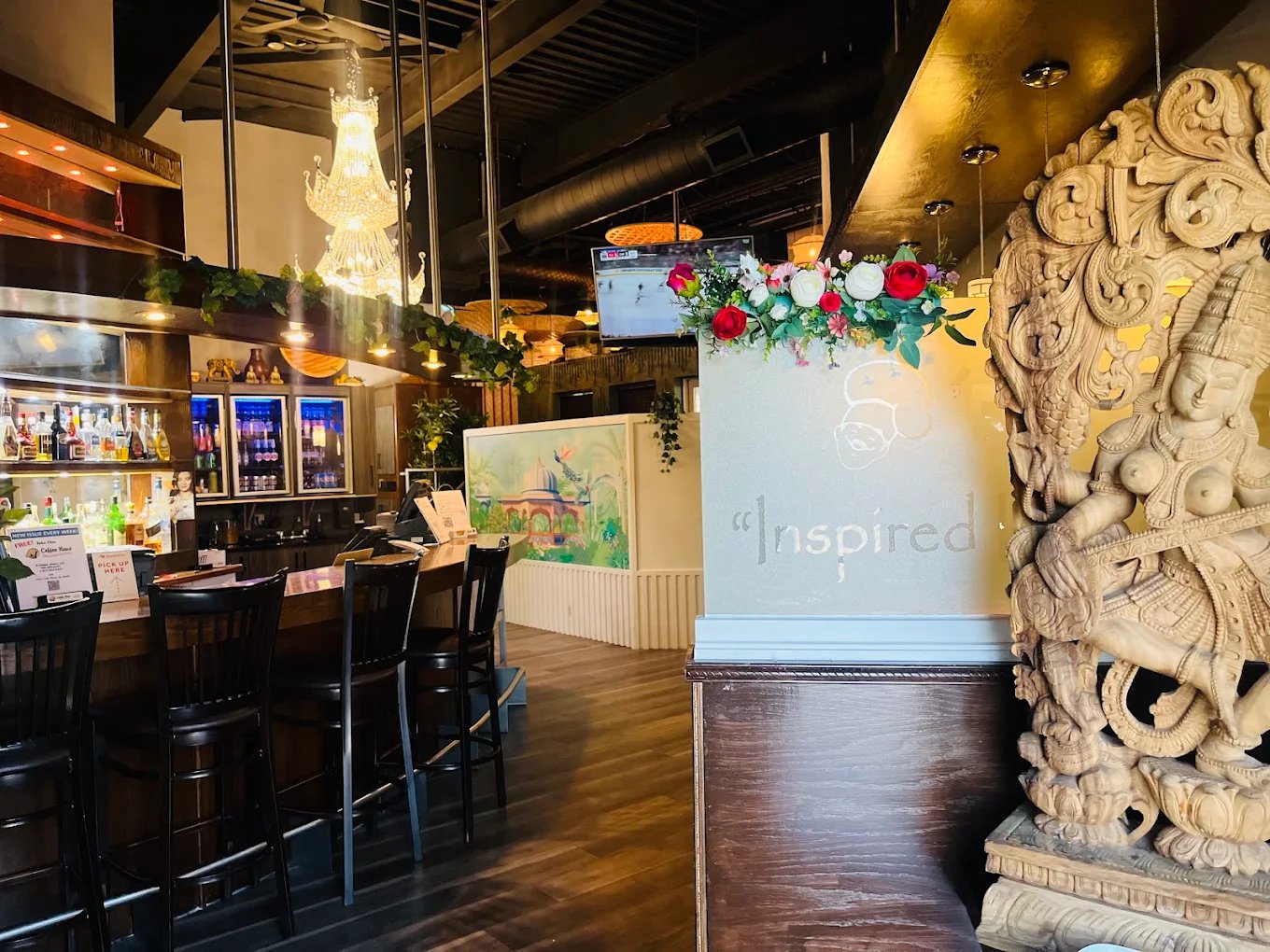 Rasoi on 50th dining lounge interior