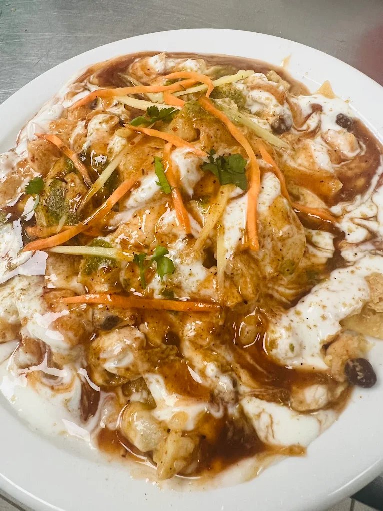 Papdi Chat at Golden Cinnamon