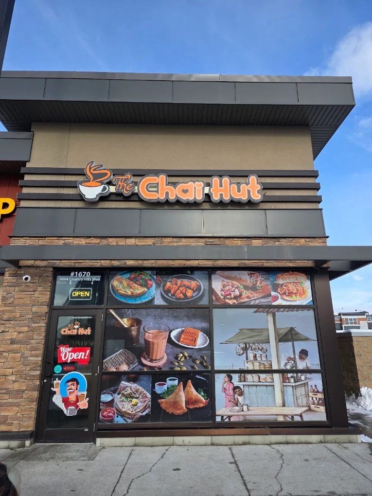 The Chai Hut storefront in Calgary NE