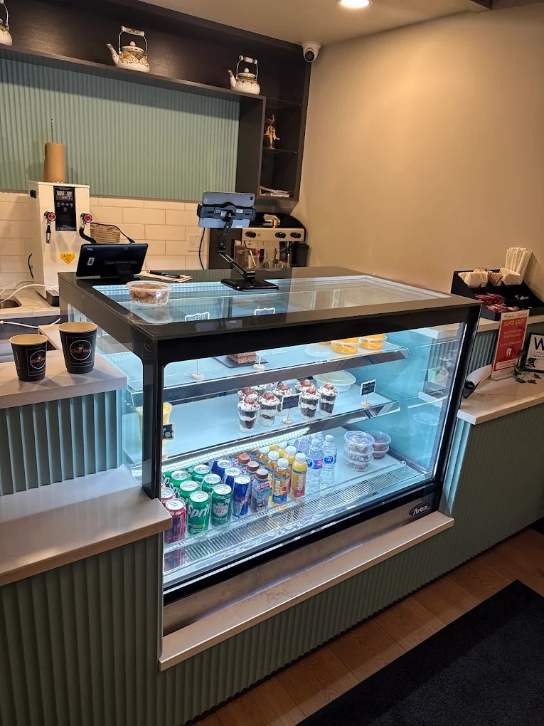 The Chai Hut counter and dessert display