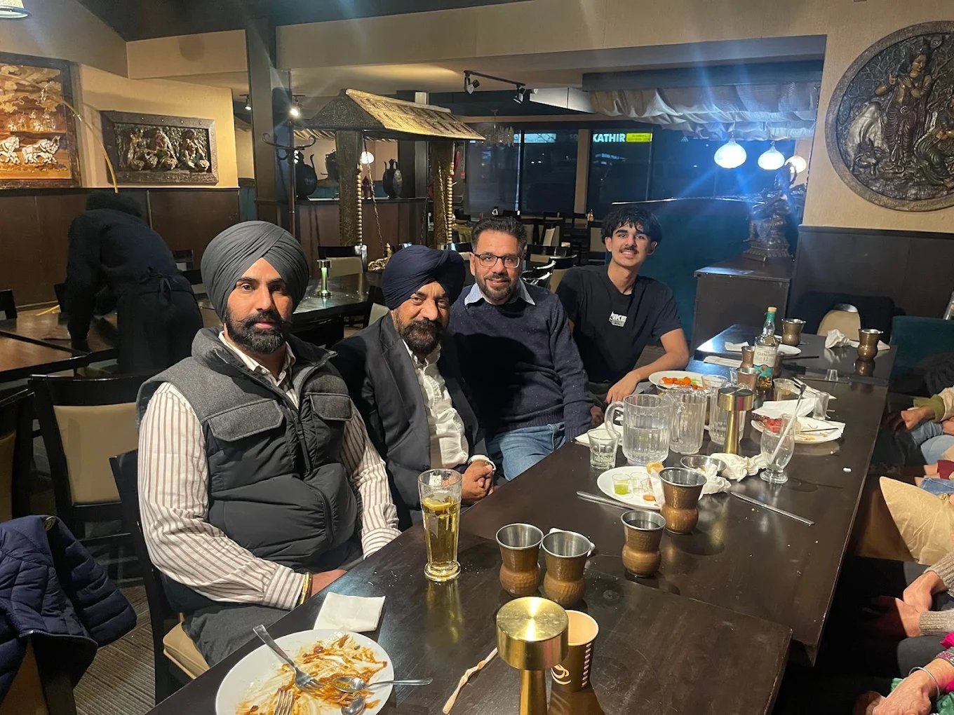 Guests dining at New Asian Village Edmonton