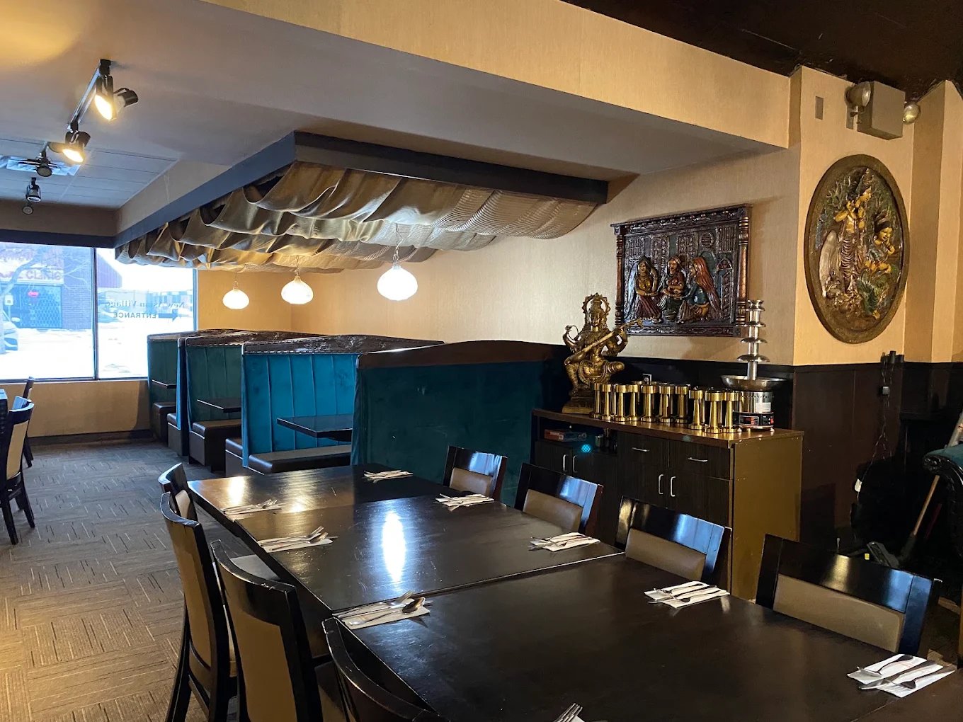 Dining room at New Asian Village Edmonton