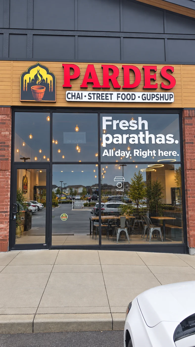 Front entrance of Pardes Carrington Calgary