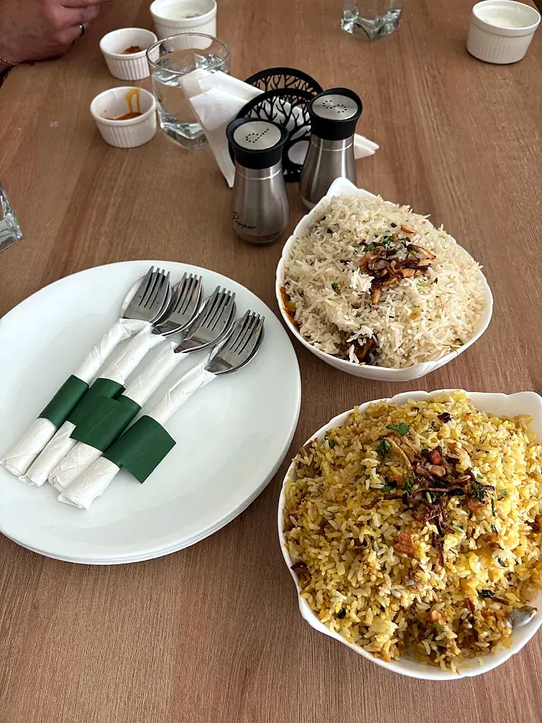 Biriyani dishes at Nitara