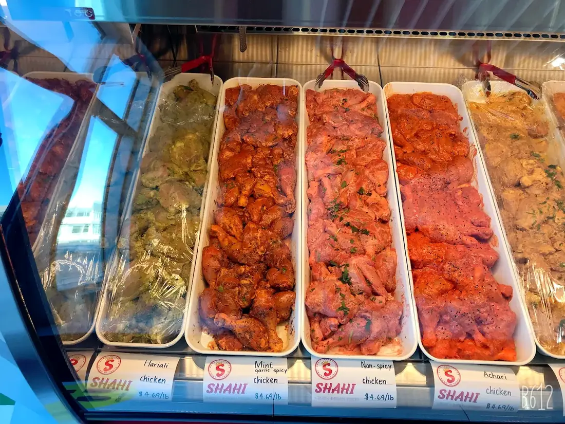 Marinated meat counter