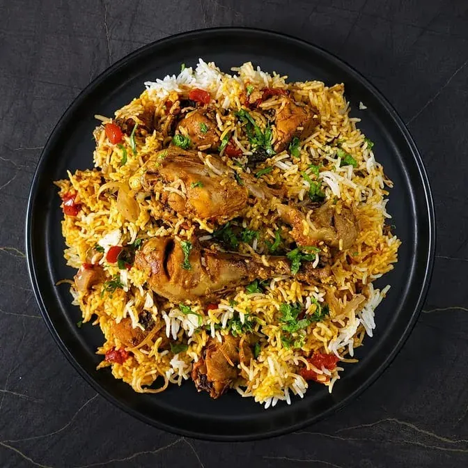Chicken biryani at Chenab