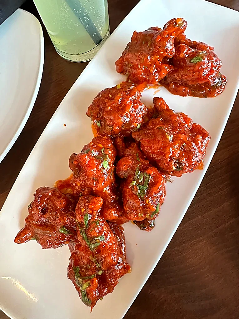 Saucy Indian appetizer