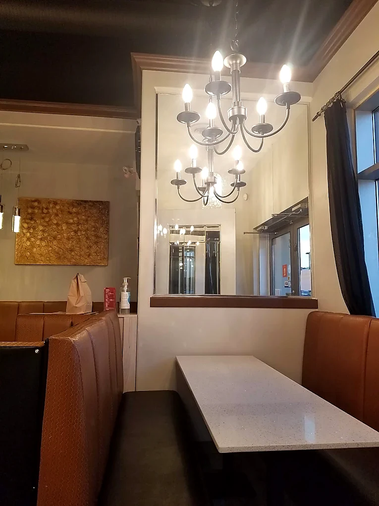 Welcoming dining space at Raj Palace