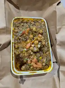 Chana Masala with tomatoes and chickpeas
