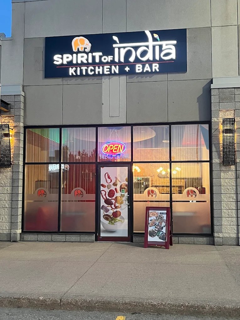 Spirit Of India restaurant storefront