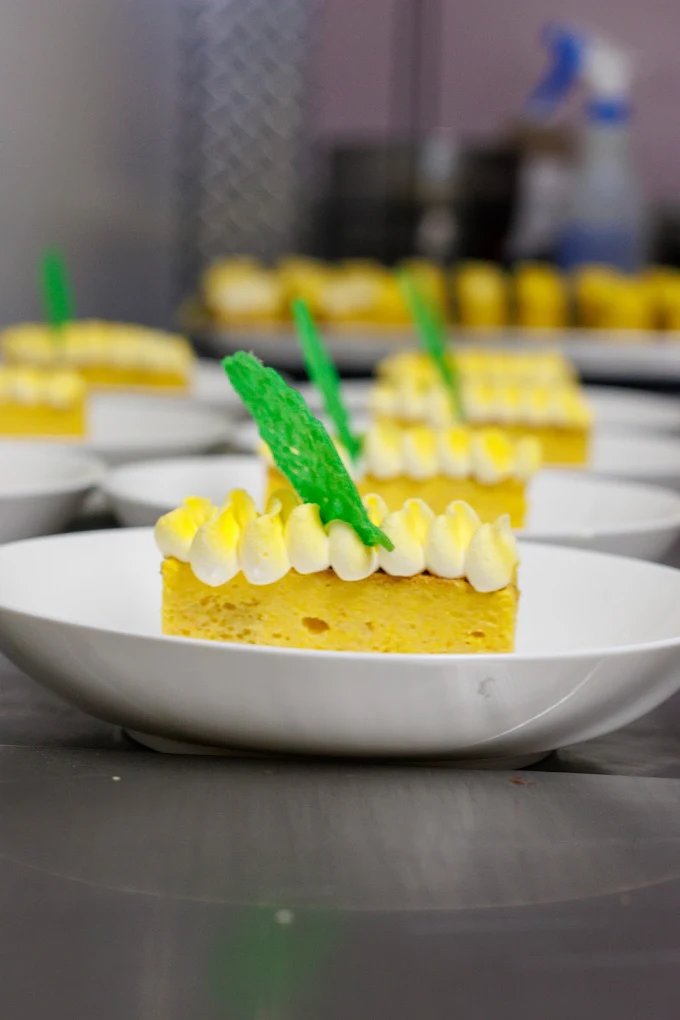 Mango dessert slices