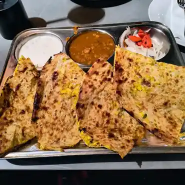 Aloo Parantha — food photography from Parantha Palace