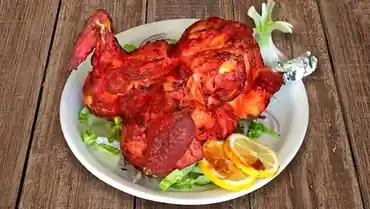 Half Tandoori Chicken — food photography from Parantha Palace