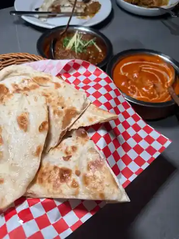 Golden stuffed parantha