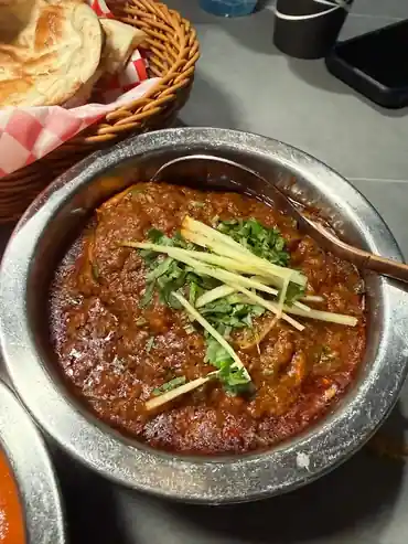 Parantha and curry