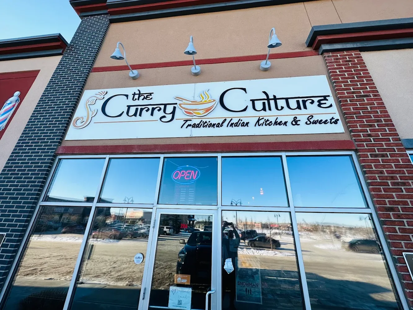 The Curry Culture restaurant storefront in Chestermere